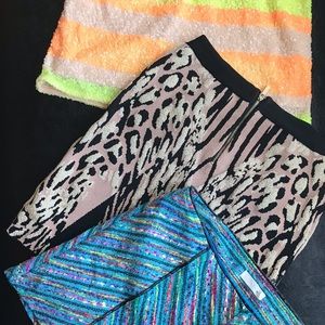 Skirts short various brands Bebe & Arden B.
